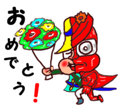 The great kunst-lijk and midlle-aged man sticker #7000784