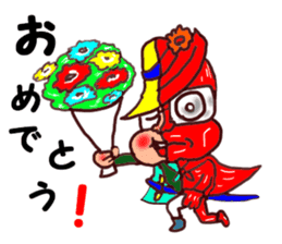 The great kunst-lijk and midlle-aged man sticker #7000784