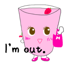 Smoothies English version sticker #7001676