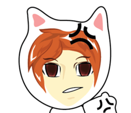 cartoon little mascot sticker #7002081