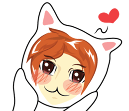 cartoon little mascot sticker #7002082