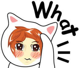 cartoon little mascot sticker #7002085