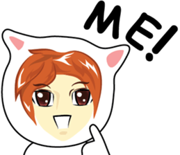 cartoon little mascot sticker #7002086