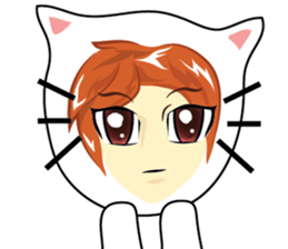 cartoon little mascot sticker #7002095