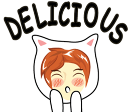 cartoon little mascot sticker #7002096