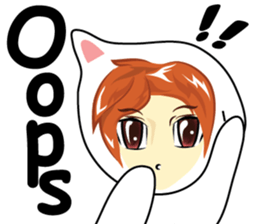 cartoon little mascot sticker #7002097