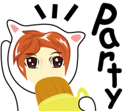 cartoon little mascot sticker #7002099