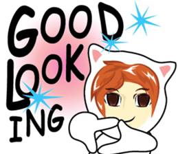 cartoon little mascot sticker #7002100