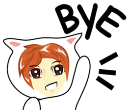 cartoon little mascot sticker #7002104