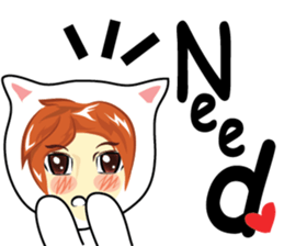 cartoon little mascot sticker #7002106