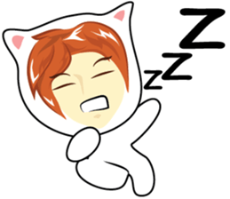 cartoon little mascot sticker #7002108