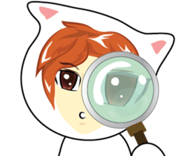 cartoon little mascot sticker #7002109