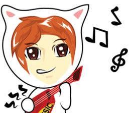 cartoon little mascot sticker #7002110