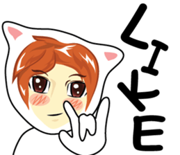 cartoon little mascot sticker #7002111