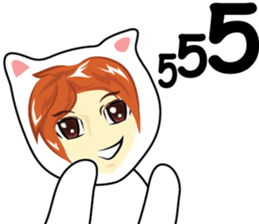 cartoon little mascot sticker #7002112