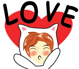 cartoon little mascot sticker #7002113