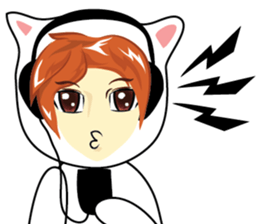 cartoon little mascot sticker #7002115