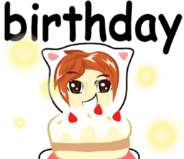 cartoon little mascot sticker #7002116