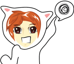 cartoon little mascot sticker #7002117