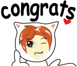 cartoon little mascot sticker #7002118