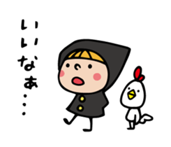 Do your best. Witch hood 13 sticker #7002598