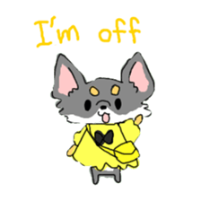 Chihuahua's Sticker ENGLISH VERSION sticker #7003088