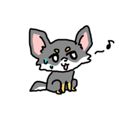 Chihuahua's Sticker ENGLISH VERSION sticker #7003116