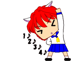 nekomimi Girl mimi sticker #7003283