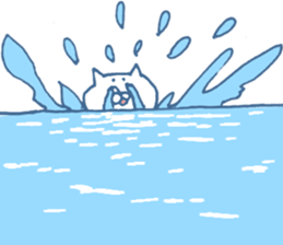 Pleased cats 2 sticker #7004089