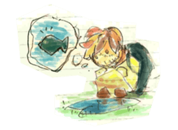 Doll traveler sticker #7004645