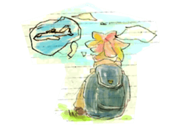 Doll traveler sticker #7004646