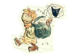 Doll traveler sticker #7004649