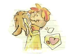 Doll traveler sticker #7004659