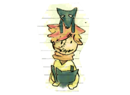 Doll traveler sticker #7004667