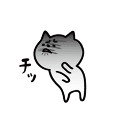 Cat with shadow sticker #7004806