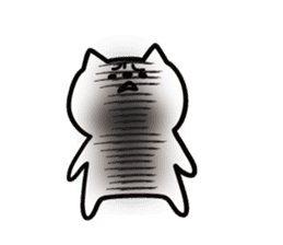 Cat with shadow sticker #7004808