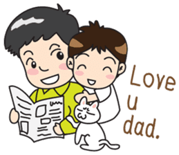 Happy Family(ENG) sticker #7004864