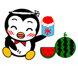 Pepe 2 (penguin) ver Japanese summer sticker #7005827