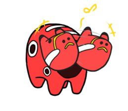 akabeko sticker #7005844