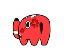 akabeko sticker #7005845