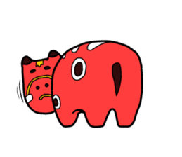 akabeko sticker #7005846