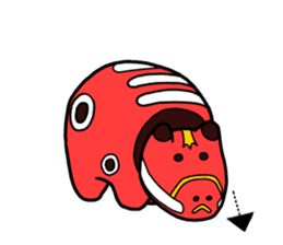 akabeko sticker #7005853