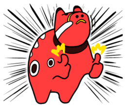 akabeko sticker #7005855