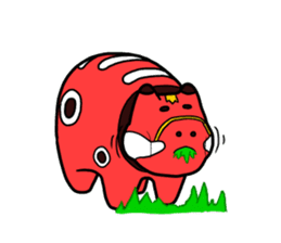 akabeko sticker #7005857