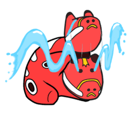 akabeko sticker #7005863