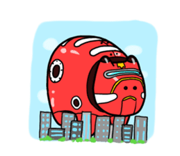 akabeko sticker #7005878