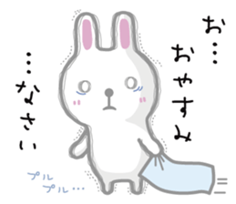 Bearish rabbit sticker #7006054