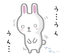 Bearish rabbit sticker #7006056