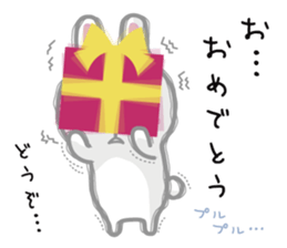 Bearish rabbit sticker #7006058