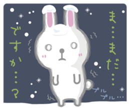 Bearish rabbit sticker #7006079